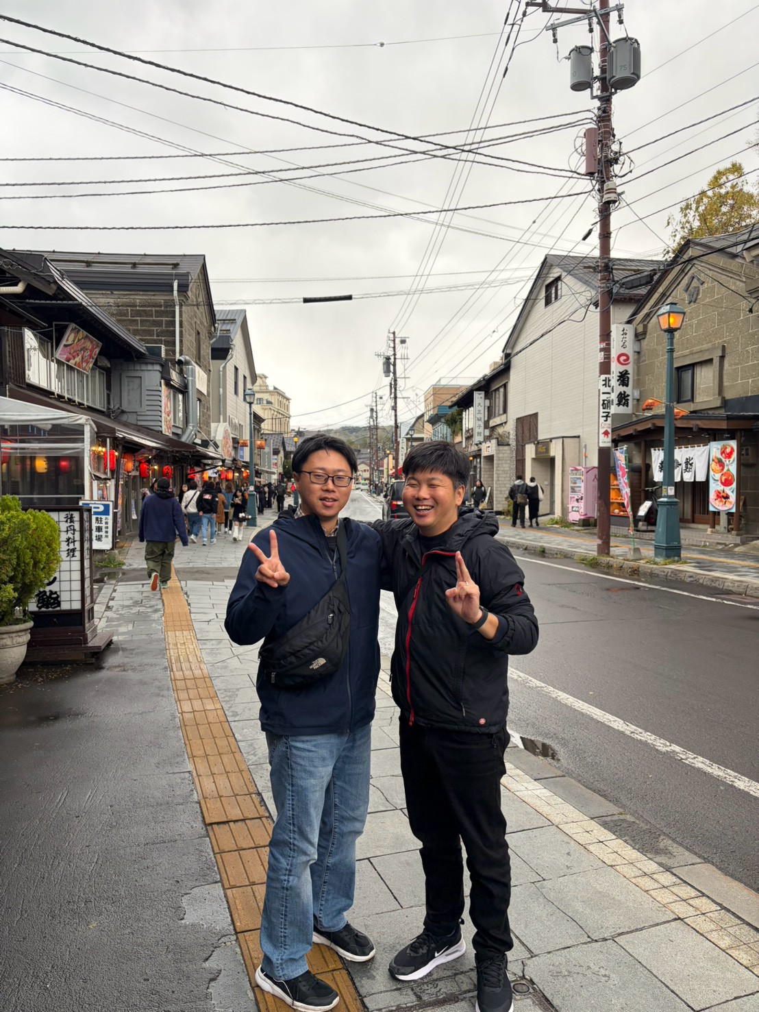 仲良し兄弟の旅行写真